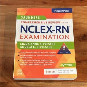 Saunders Comprehensive Review for Nclex-RN Examination Paperback Textbook